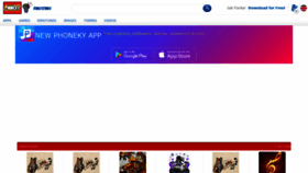 What Phoneky.co.uk website looked like in 2022 (2 years ago)