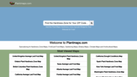 What Plantmaps.com website looked like in 2022 (2 years ago)