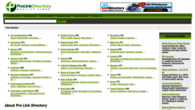 What Prolinkdirectory.com website looked like in 2022 (2 years ago)