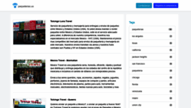 What Paqueterias.us website looked like in 2022 (3 years ago)