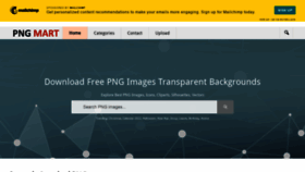 What Pngmart.com website looked like in 2022 (3 years ago)