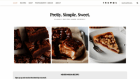 What Prettysimplesweet.com website looked like in 2022 (2 years ago)