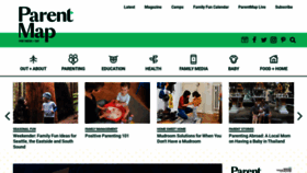 What Parentmap.com website looked like in 2022 (2 years ago)
