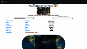 What Phonebookoftheworld.com website looked like in 2022 (2 years ago)