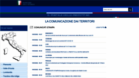 What Prefettura.it website looked like in 2022 (2 years ago)