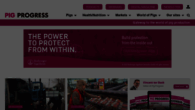 What Pigprogress.net website looked like in 2022 (2 years ago)