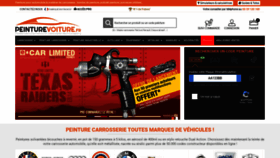 What Peinturevoiture.fr website looked like in 2022 (2 years ago)