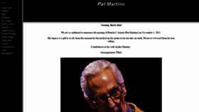 What Patmartino.com website looked like in 2022 (2 years ago)