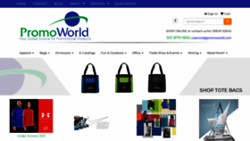 What Promoworld.com website looked like in 2022 (2 years ago)
