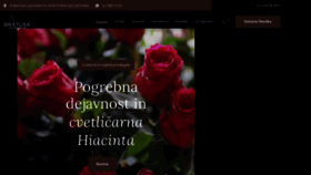 What Pogrebnistvo-bratusa.si website looked like in 2022 (2 years ago)