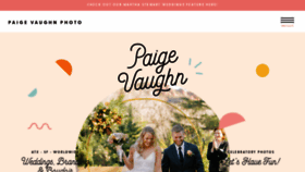 What Paigevaughnphoto.com website looked like in 2022 (2 years ago)