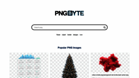 What Pngbyte.com website looked like in 2022 (2 years ago)