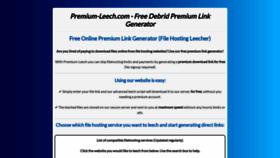 What Premium-leech.com website looked like in 2022 (2 years ago)