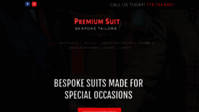 What Premiumsuittailors.com website looked like in 2022 (2 years ago)