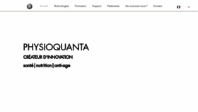 What Physioquanta.com website looked like in 2022 (2 years ago)