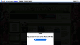 What Pesoccerworld.com website looked like in 2022 (3 years ago)