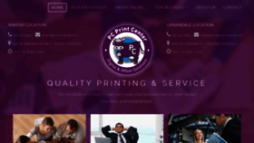 What Pcprintcenter.com website looked like in 2022 (2 years ago)