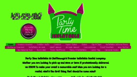 What Partytimeinflatable.com website looked like in 2022 (2 years ago)