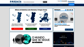 What Pordata.pt website looked like in 2022 (2 years ago)