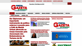 What Portalgazetadoamazonas.com.br website looked like in 2022 (3 years ago)