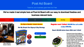 What Postadboard.com website looked like in 2022 (2 years ago)