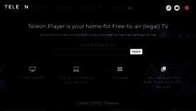 What Player.teleon.tv website looked like in 2022 (2 years ago)