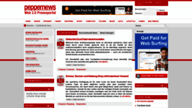 What Peppernews.eu website looked like in 2022 (2 years ago)