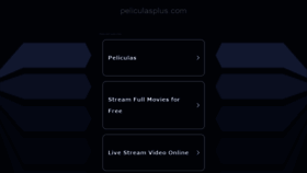 What Peliculasplus.com website looked like in 2022 (2 years ago)