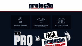 What Projecao.br website looked like in 2022 (2 years ago)