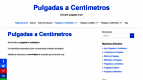 What Pulgadasacentimetros.com website looked like in 2022 (2 years ago)
