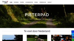 What Pieterpad.nl website looked like in 2022 (2 years ago)