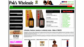 What Pakswholesale.com website looked like in 2022 (2 years ago)