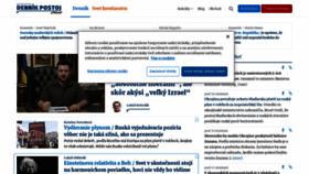What Postoj.sk website looked like in 2022 (2 years ago)