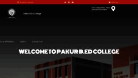 What Pakurbedcollege.org website looked like in 2022 (2 years ago)