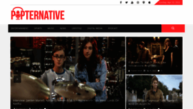 What Popternative.com website looked like in 2022 (2 years ago)