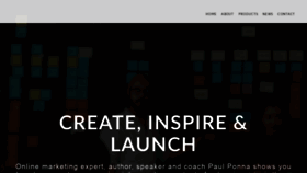 What Paulponna.com website looked like in 2022 (2 years ago)