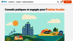 What Picbleu.fr website looked like in 2022 (2 years ago)