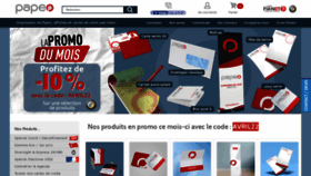 What Papeo.fr website looked like in 2022 (3 years ago)