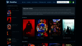 What Pelisplus.sh website looked like in 2022 (3 years ago)