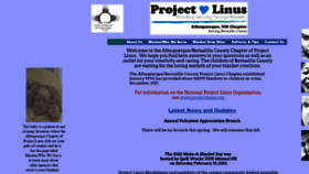 What Projectlinusabq.org website looked like in 2022 (2 years ago)