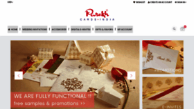 What Parekhcards.com website looked like in 2022 (3 years ago)