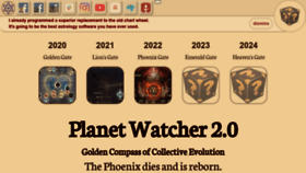 What Planetwatcher.com website looked like in 2022 (2 years ago)