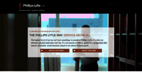 What Phillipslytle.com website looked like in 2022 (2 years ago)