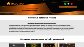 What Potolokmaestro.ru website looked like in 2022 (2 years ago)