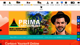 What Primacartoonizer.com website looked like in 2022 (2 years ago)