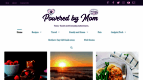 What Powered-by-mom.com website looked like in 2022 (2 years ago)
