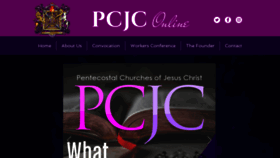 What Pcjconline.org website looked like in 2022 (2 years ago)