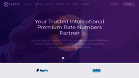 What Purple-numbers.com website looked like in 2022 (2 years ago)