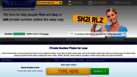 What Plates4less.co.uk website looked like in 2022 (3 years ago)