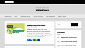 What Portaledukasi.org website looked like in 2022 (2 years ago)